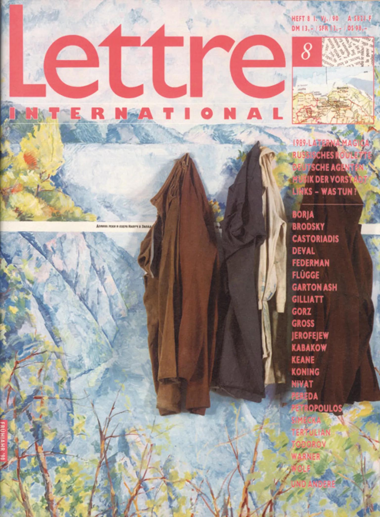 Cover Lettre International 8, Ilja Kabakov