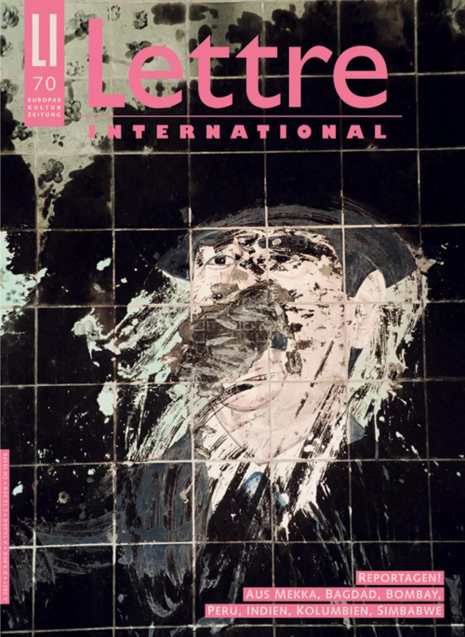 Cover Lettre International 70, Abbas