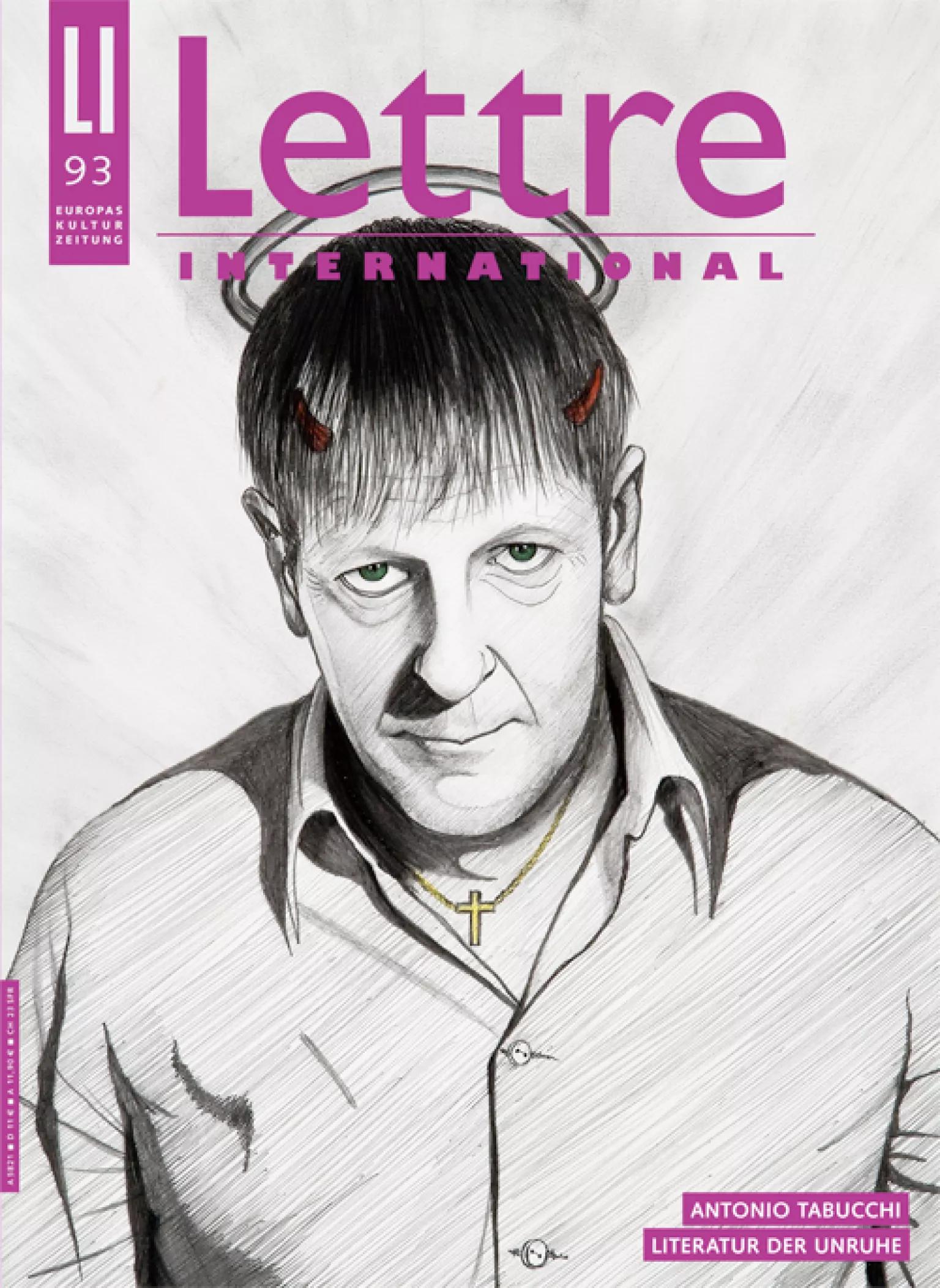 Cover Lettre International 93, Jan Fabre Cover Lettre International 93, Jan Fabre