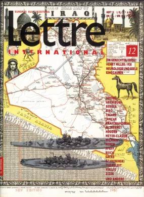 Cover Lettre International 12, Jannis Kounellis