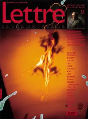 Cover Lettre International 53, Rebecca Horn